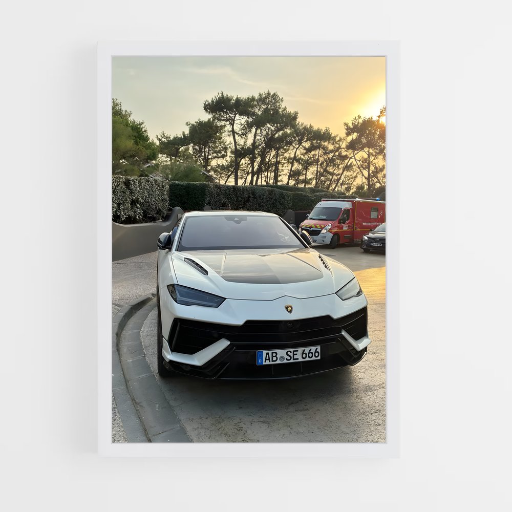 Poster L'Aigle de la Route – affiche Lamborghini (vue 3)